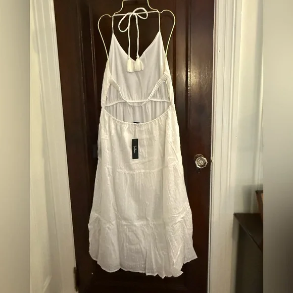 Lulu's White Midi Dress - Picture 2 of 6